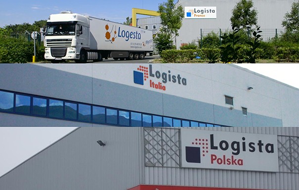 Collage con fotografias de Logista de diferentes paises