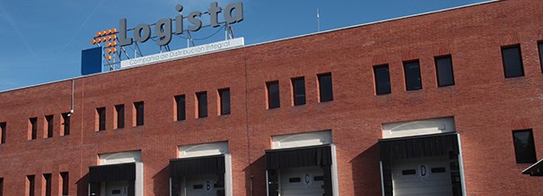 Imagen de la fachada de la fabrica de Logista