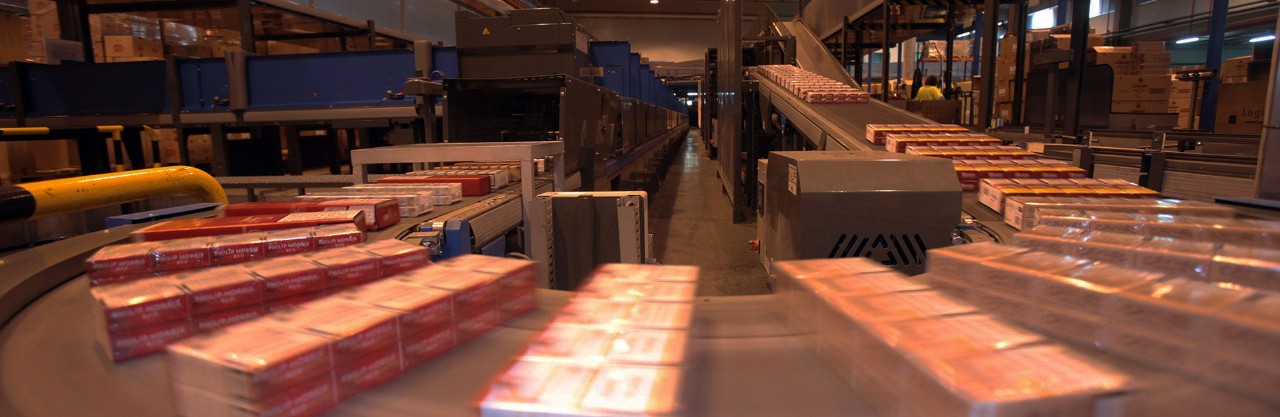 Embalaje de tabaco en Logista